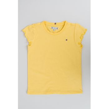 Tricou cu maneci cu volane