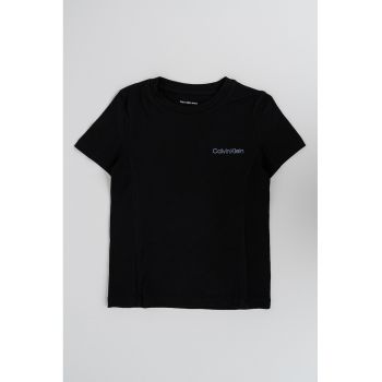 Tricou de bumbac cu logo