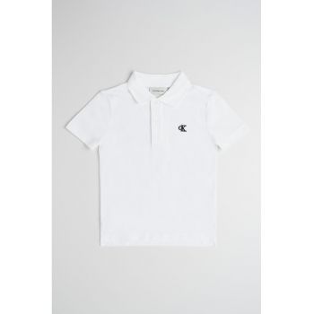 Tricou polo cu logo brodat