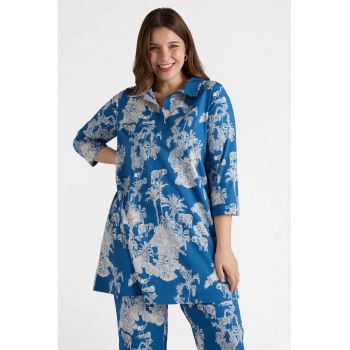 Bluza-tunica cu imprimeu
