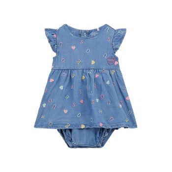 Body din chambray cu fusta integrata
