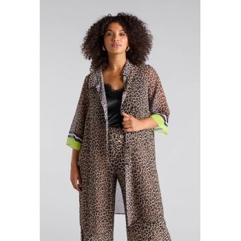 Camasa lejera cu model animal print