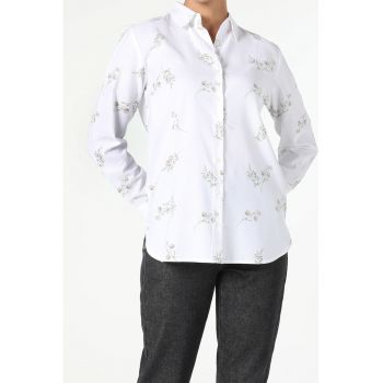 Camasa regular fit cu imprimeu floral