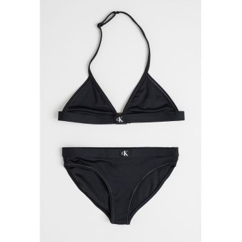 Costum de baie in doua piese cu imprimeu