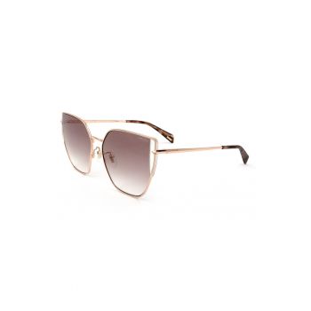 Ochelari de soare cat-eye din otel inoxidabil