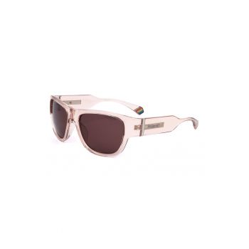 Ochelari de soare patrati cu lentile polarizate si model unisex