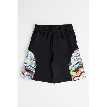 Pantaloni scurti cu buzunare cu fermoar Sharks In The Rizz