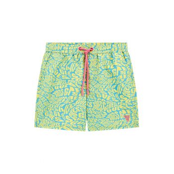 Pantaloni scurti de baie cu imprimeu logo