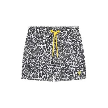 Pantaloni scurti de baie cu imprimeu logo