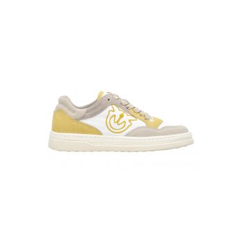 Pantofi sport cu insertii de piele intoarsa