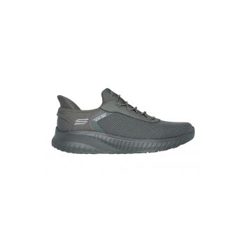 Pantofi sport slip-in din plasa si material sintetic Bobs