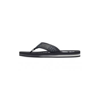 Papuci flip-flop cu imprimeu logo