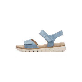Sandale wedge din piele ecologica