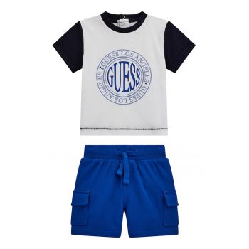 Set de pantaloni scurti si tricou din bumbac - 2 piese