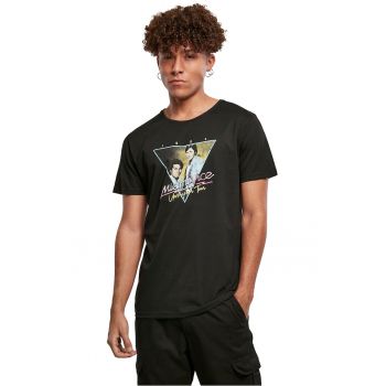 Tricou cu decolteu la baza gatului si imprimeu foto