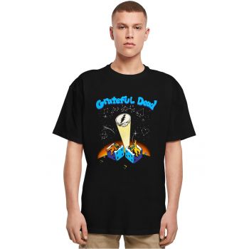 Tricou cu decolteu la baza gatului si imprimeu grafic