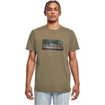 Tricou cu decolteu la baza gatului si model grafic