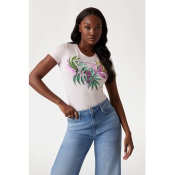 Tricou cu imprimeu floral