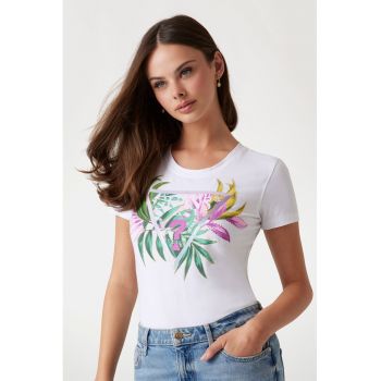 Tricou cu imprimeu floral