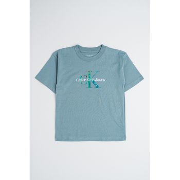 Tricou de bumbac cu logo