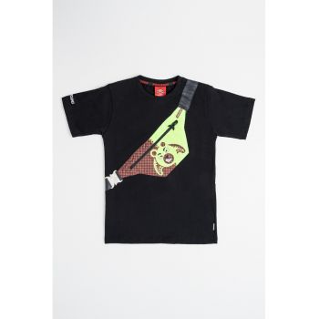 Tricou din bumbac Crossbody Money Bear