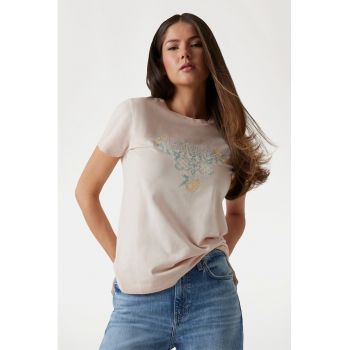 Tricou regular fit cu logo