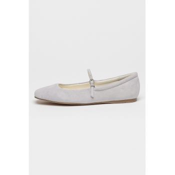 Balerini Mary Jane din piele