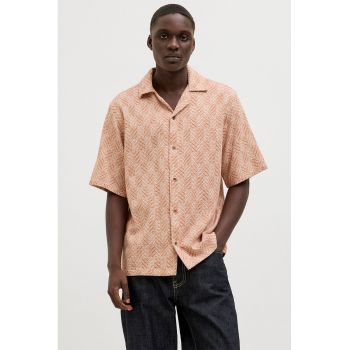 Camasa relaxed fit cu maneci scurte