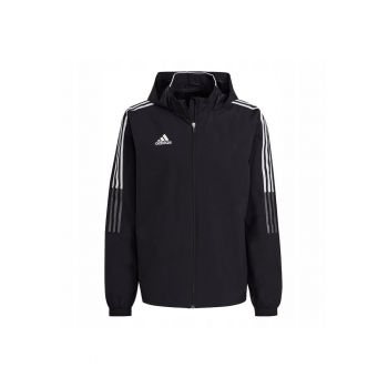 Hanorac sport pentru barbati -  Poliester - Negru -
