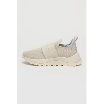 JEANS - Pantofi slip-on cu logo