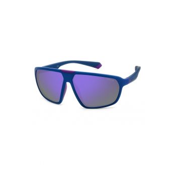 Ochelari de soare shield unisex polarizati cu lentile oglinda