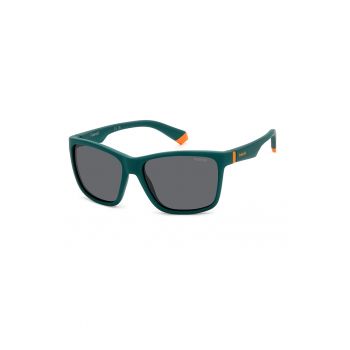 Ochelari de soare unisex patrati - cu lentile uni