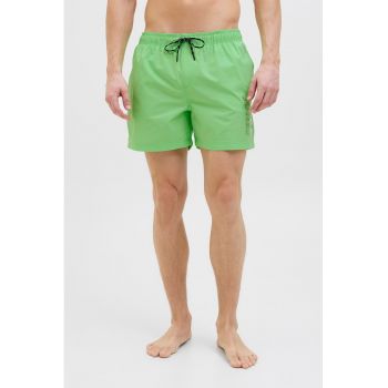 Pantaloni scurti de baie cu imprimeu logo lateral