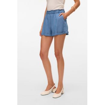 Pantaloni scurti din lyocell cu buzunare oblice
