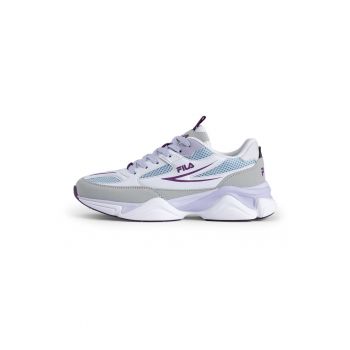 Pantofi sport de piele ecologica cu insertii din material textil Recade