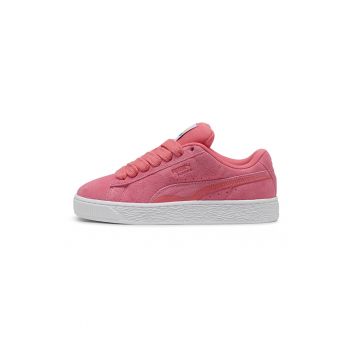 Pantofi sport de piele intoarsa cu insertii de piele