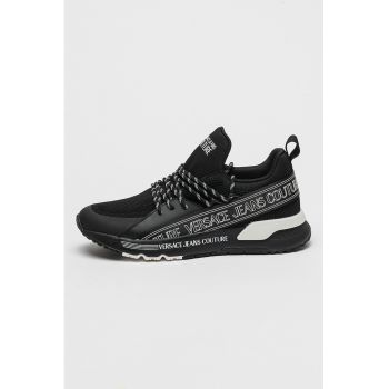 Pantofi sport de plasa cu garnituri de piele ecologica Dynamic