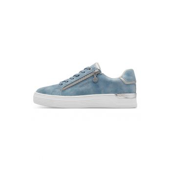 Pantofi sport din piele ecologica cu fermoar