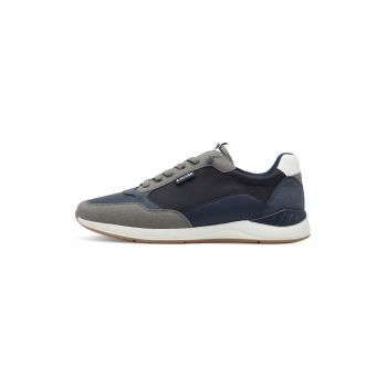 Pantofi sport din piele ecologica si material textil