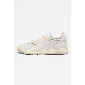 Pantofi sport din piele si piele intoarsa Easton