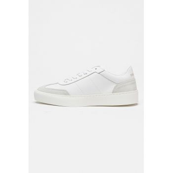Pantofi sport din piele si piele intoarsa Lyone II