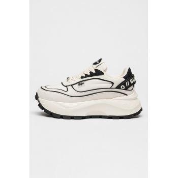 Pantofi sport flatform cu logo Manhatten One