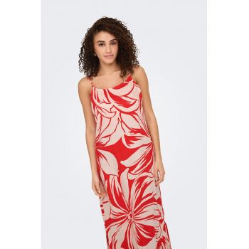 Rochie maxi din modal cu model floral