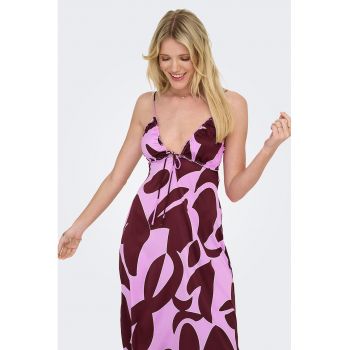 Rochie midi cu decupaj pe partea din spate