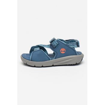 Sandale de piele ecologica cu velcro Motion Dune