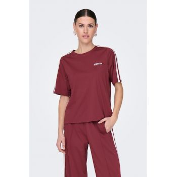 Tricou lejer cu decolteu rotund