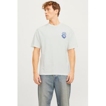 Tricou lejer cu imprimeu pe partea din spate