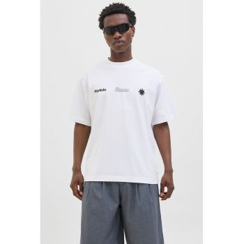 Tricou lejer cu imprimeu text