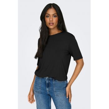 Tricou lejer cu model uni