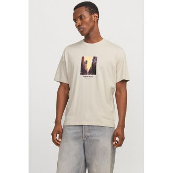 Tricou relaxed fit de bumbac cu imprimeu